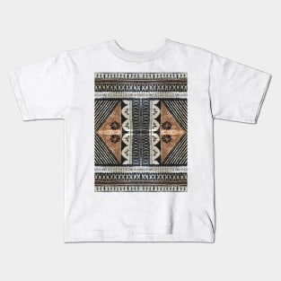 Fijian Tapa Cloth 2 by Hypersphere Kids T-Shirt